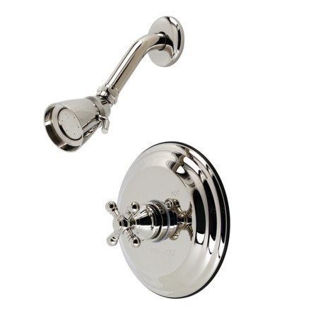 KINGSTON BRASS KB2636BXSO Pressure Balanced Shower Faucet, Polished Nickel KB2636BXSO